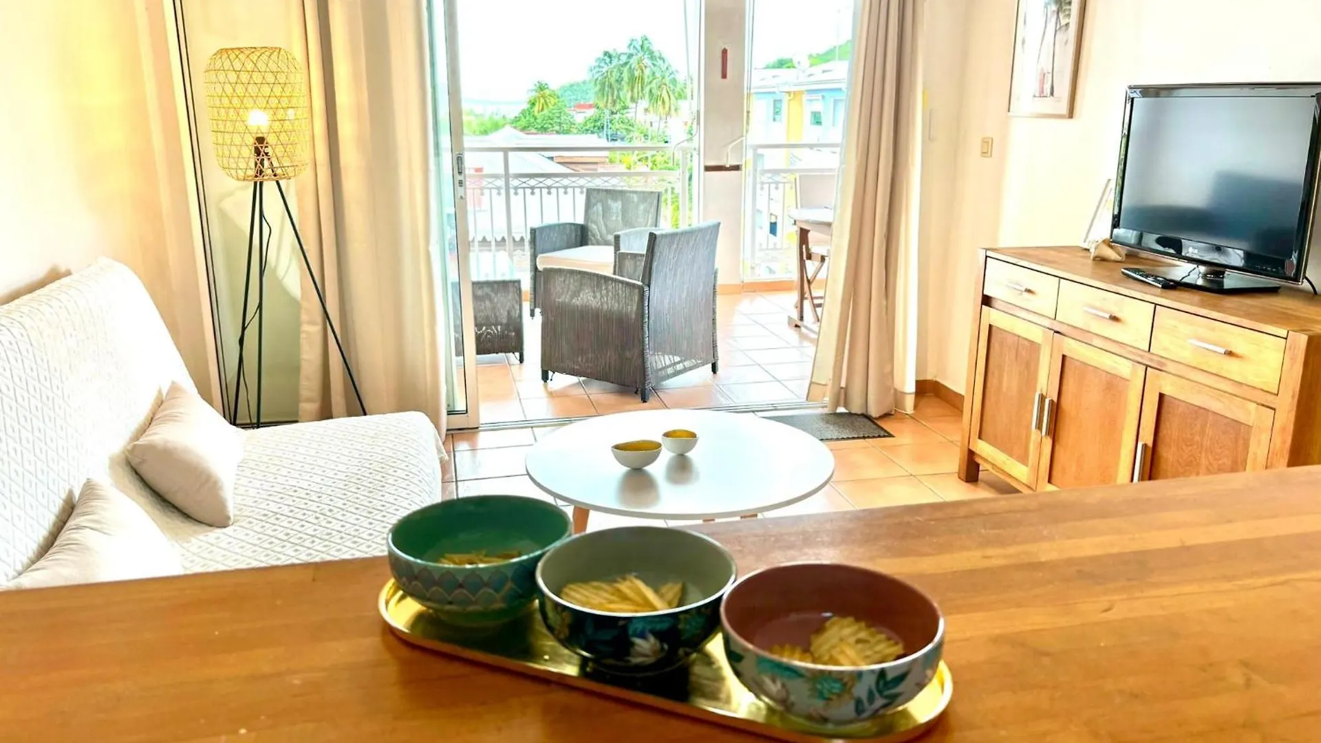Appartement T2 Tout Confort A 50M De La Plage Anse Mitan Les Trois-Ilets 0*,